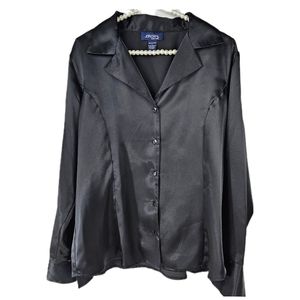 JORDAN Black Button-Down Shirt
